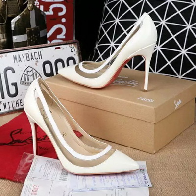 Christian Louboutin Shallow mouth stiletto heel Shoes Women--002